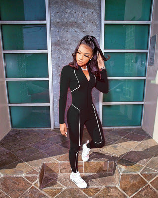 Women Tracksuit Sport Suit Gym Clothes Sports Overalls