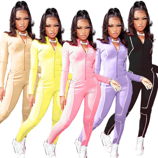 Women Tracksuit Sport Suit Gym Clothes Sports Overalls