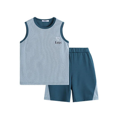 Boys Sports Suit Tank Top Set Boys' Combination Set