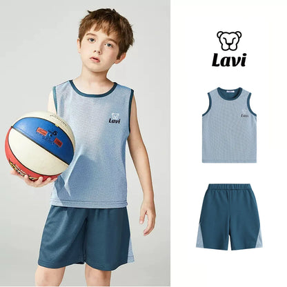 Boys Sports Suit Tank Top Set Boys' Combination Set